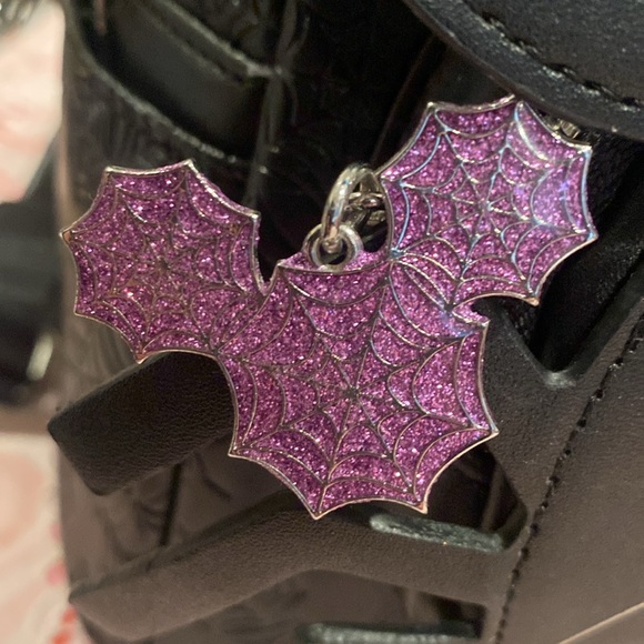 Loungefly Disney Mickey Mouse Spider Glow-in-Dark Backpack - Picture 9 of 13